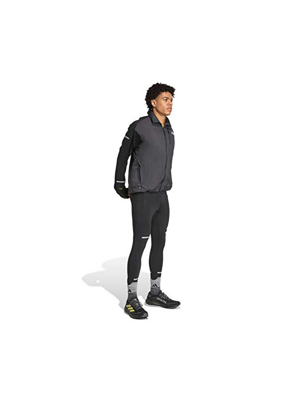 Adi365 Warmjk M Erkek Koşu Rüzgarlık Jm5729 Siyah-2