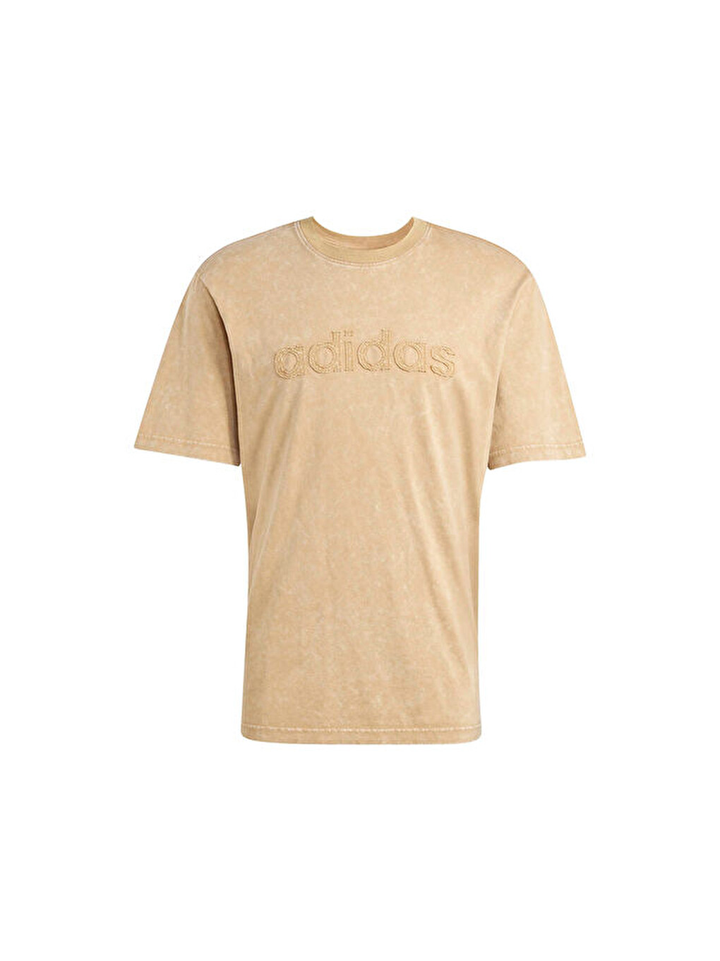 Washed Tee Erkek Günlük Tişört Jy2811 Kahverengi-5