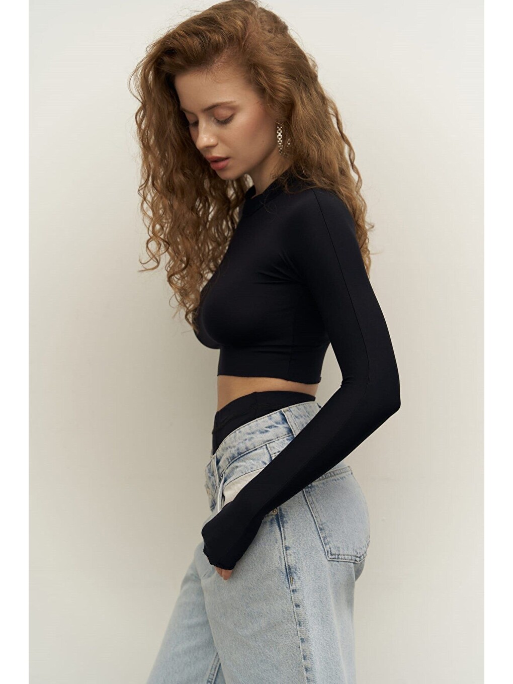 Biance Siyah Crop-2