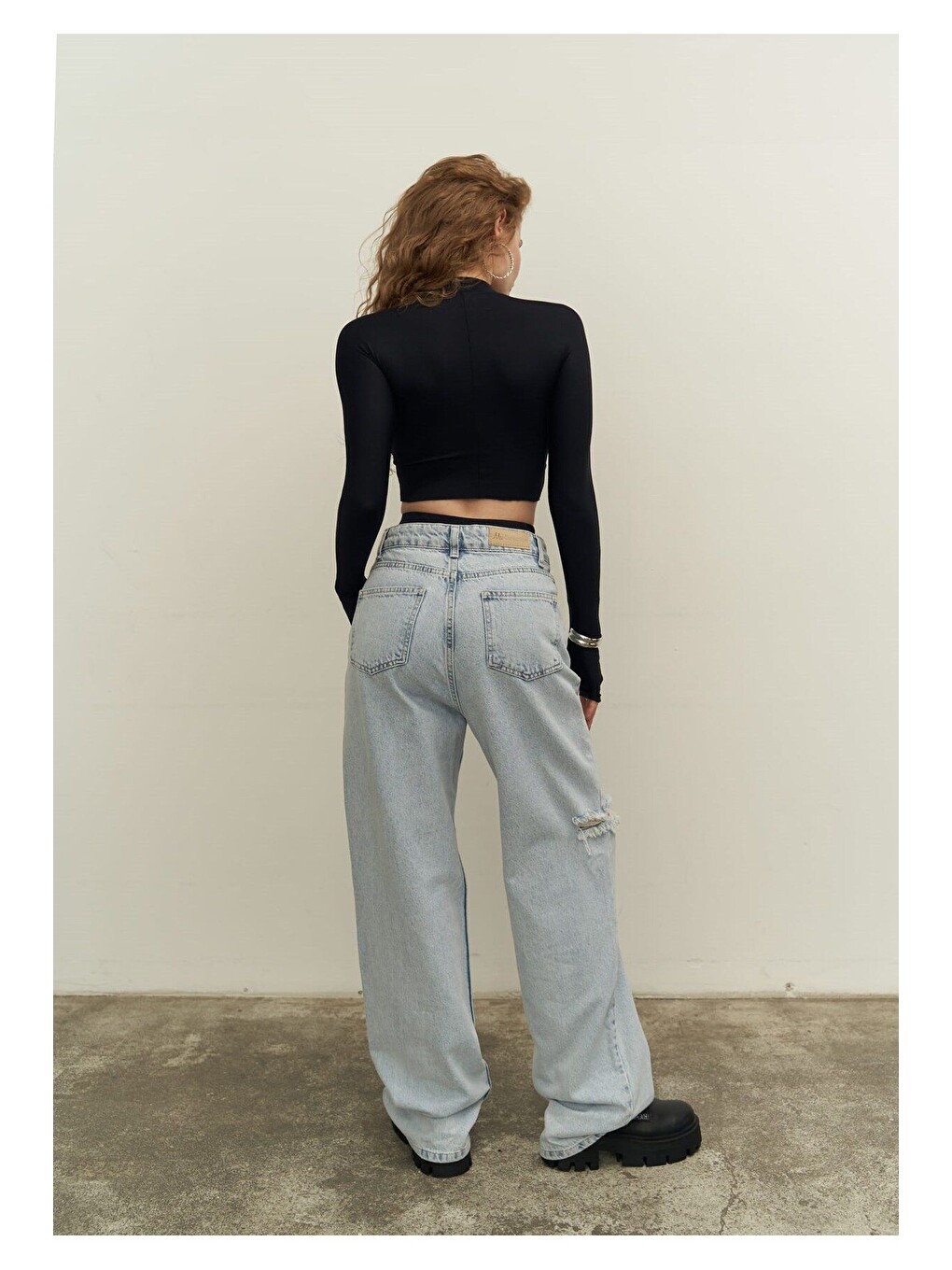 Biance Siyah Crop-4