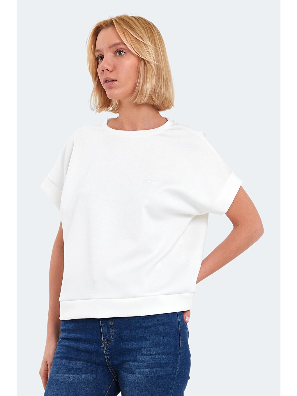 VINKO I Kadın Tişört Ekru-2