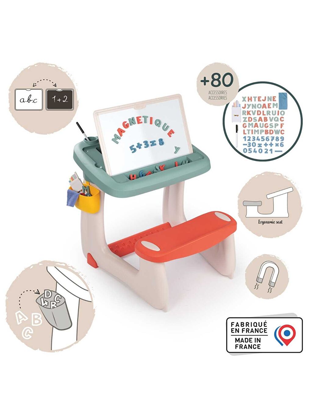 Çift Taraflı Çalışma Masası-3+ Yaş-4