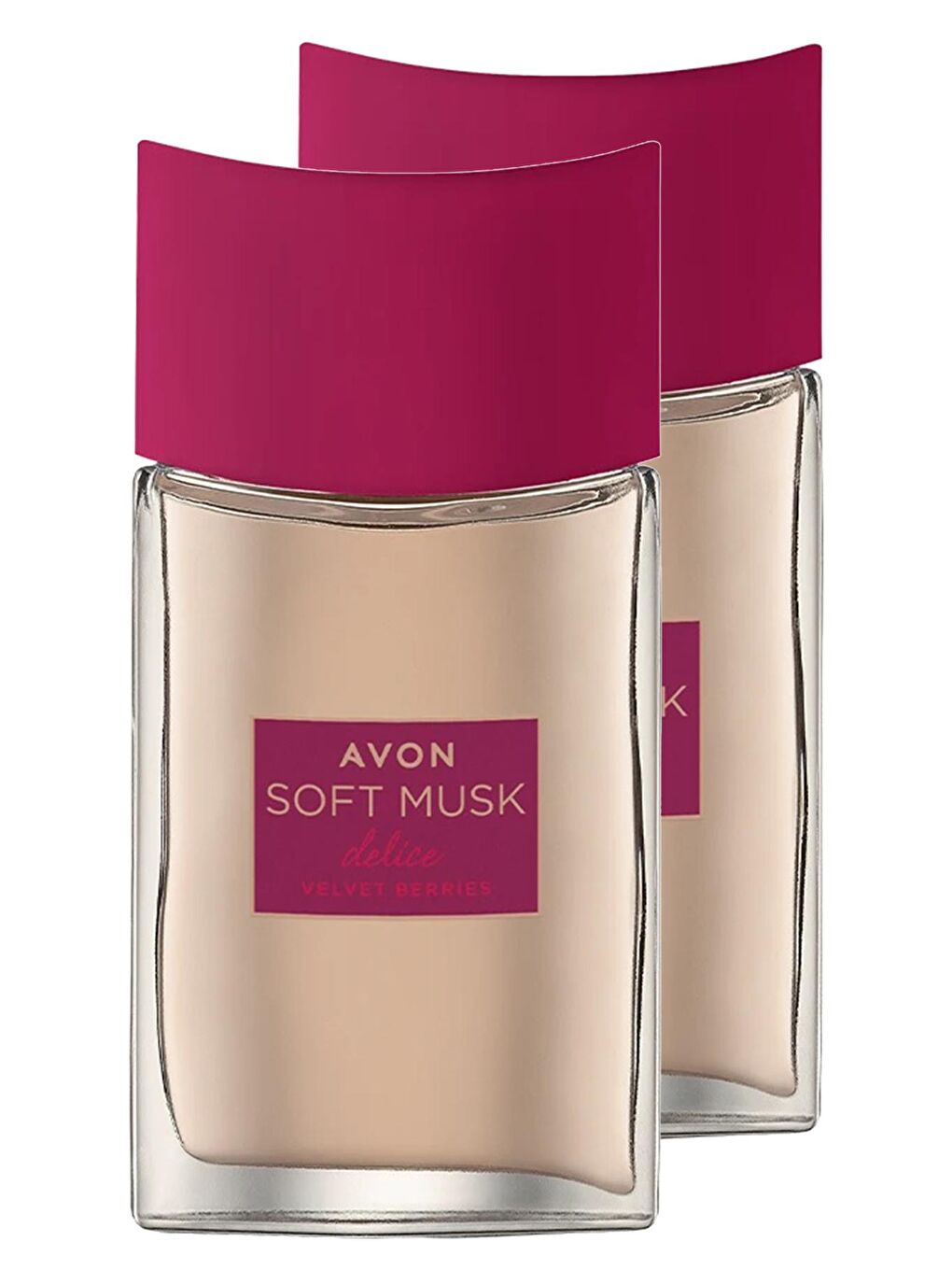 AVON Renksiz Soft Musk Delice Velvet Berries Kadın Parfüm Edt 50 Ml. İkili Set