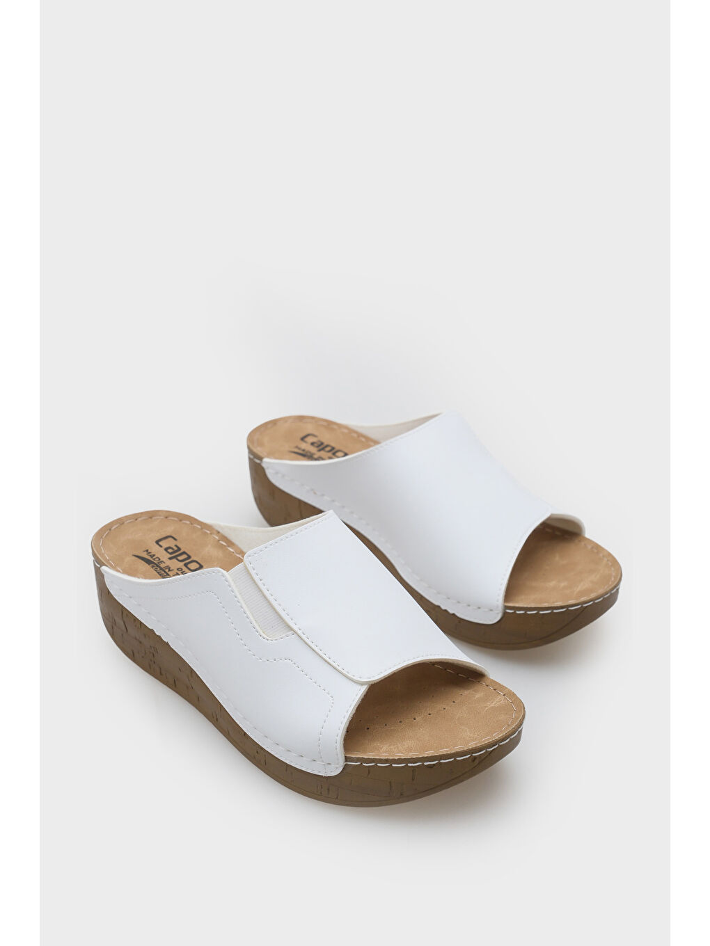Beyaz Jude Z5414 Kadın Konfor Anatomic Terlik-1