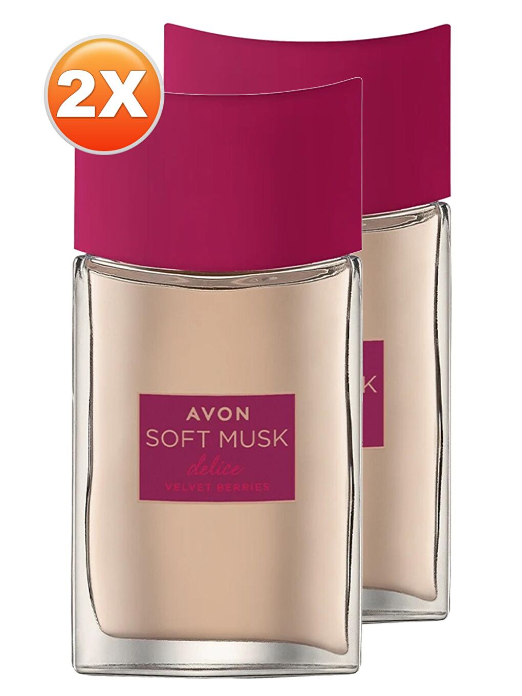 AVON Renksiz Soft Musk Delice Velvet Berries Kadın Parfüm Edt 50 Ml. İkili Set - 1