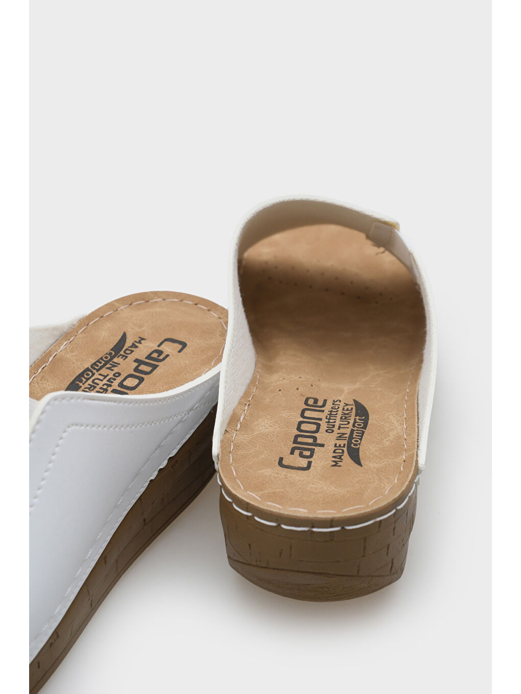 Beyaz Jude Z5414 Kadın Konfor Anatomic Terlik-3