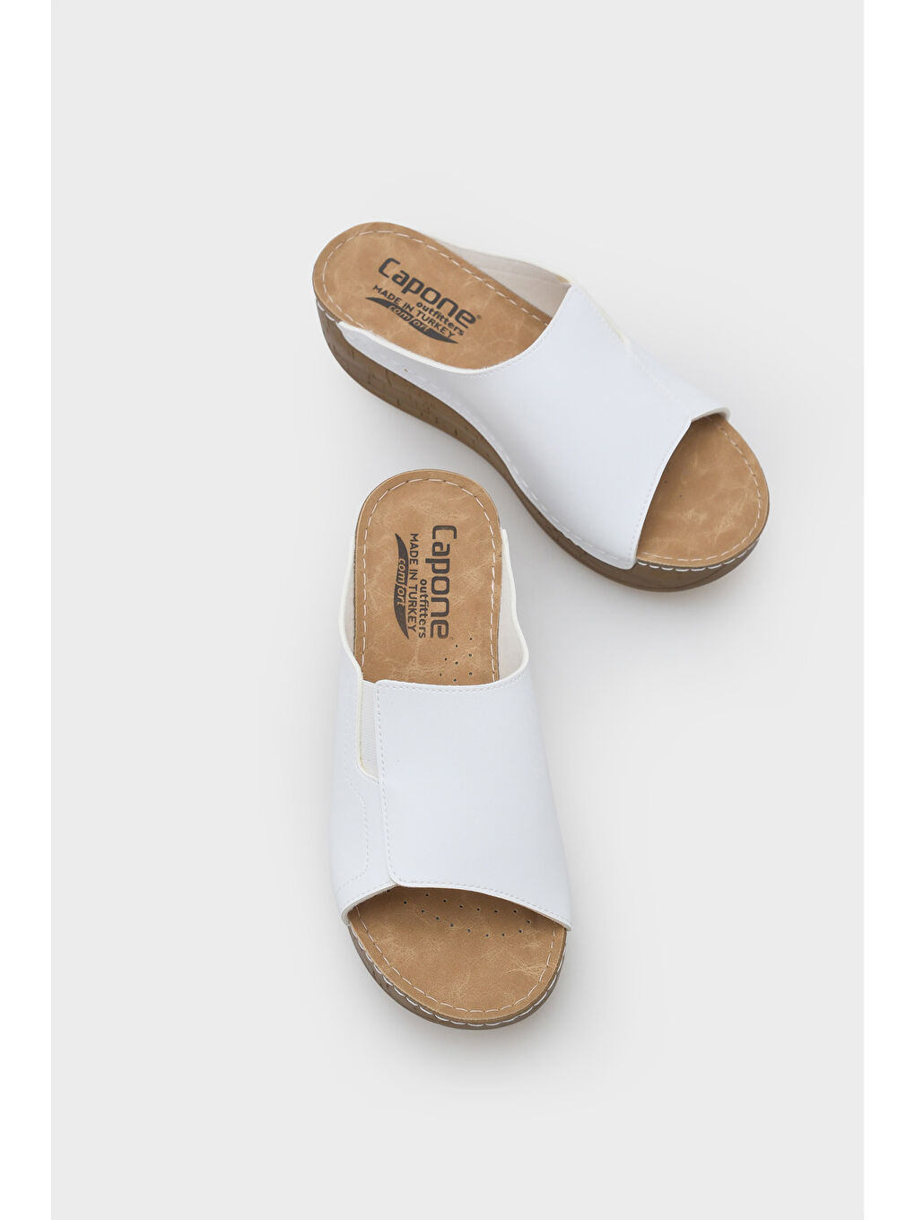 Beyaz Jude Z5414 Kadın Konfor Anatomic Terlik-5
