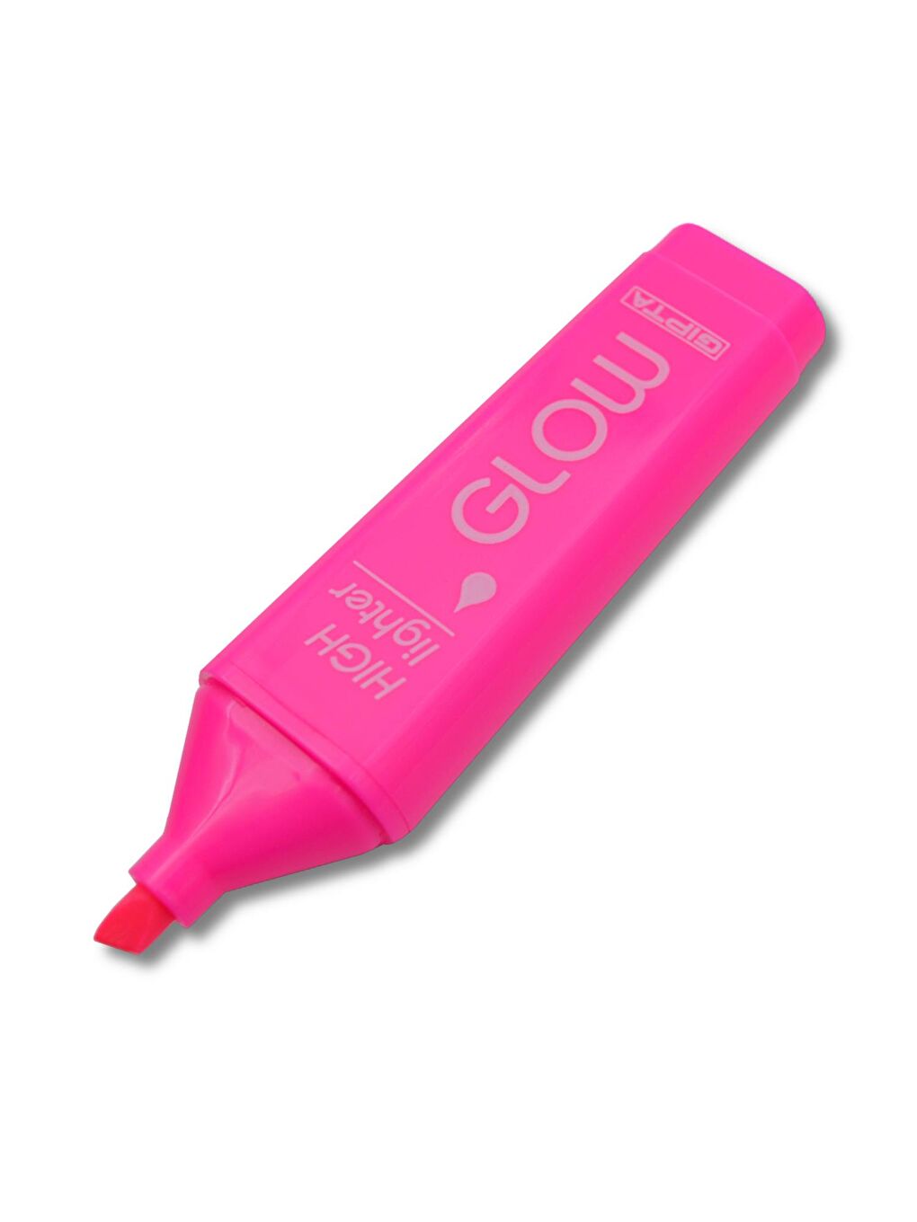 Gıpta Karışık Asorti Glow Kesik Uç Neon Fosforlu Kalem 3 Renk Set (Sarı-Pembe-Yeşil) - 2