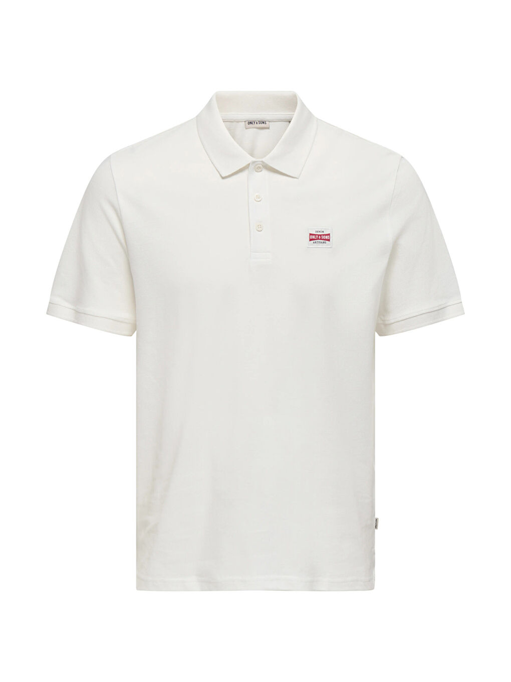 Ekru Onsdawson Pamuklu Regular Fit Düğmeli Polo Yaka T Shirt 22036883-5