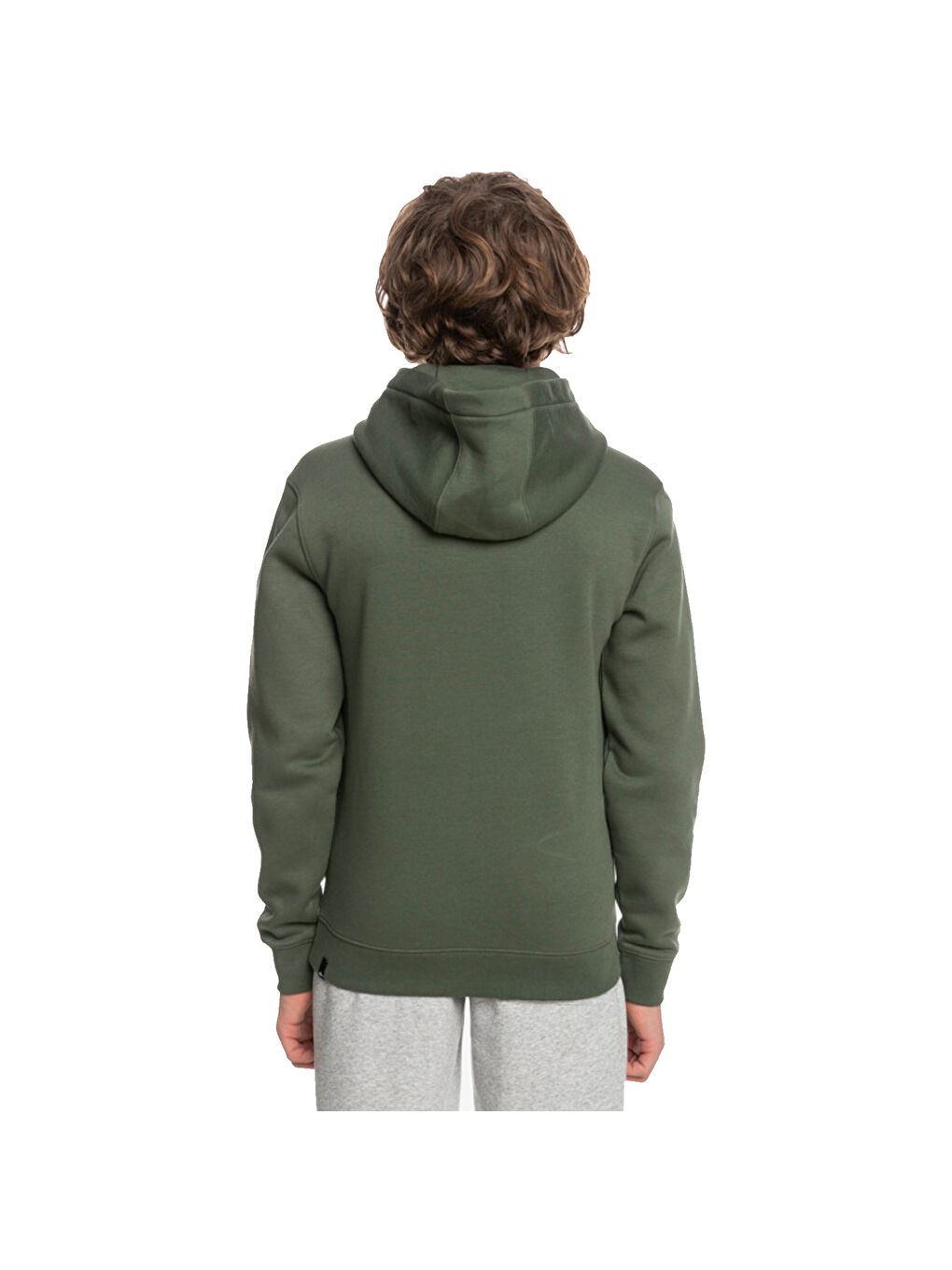 Çocuk Sweatshirt Big Logo Yeşil Günlük Giyim-4