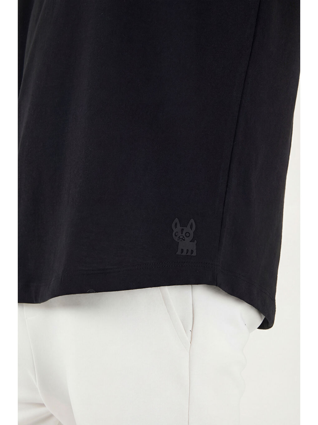 Siyah Pamuklu Regular Fit Bisiklet Yaka T Shirt 5904074-6