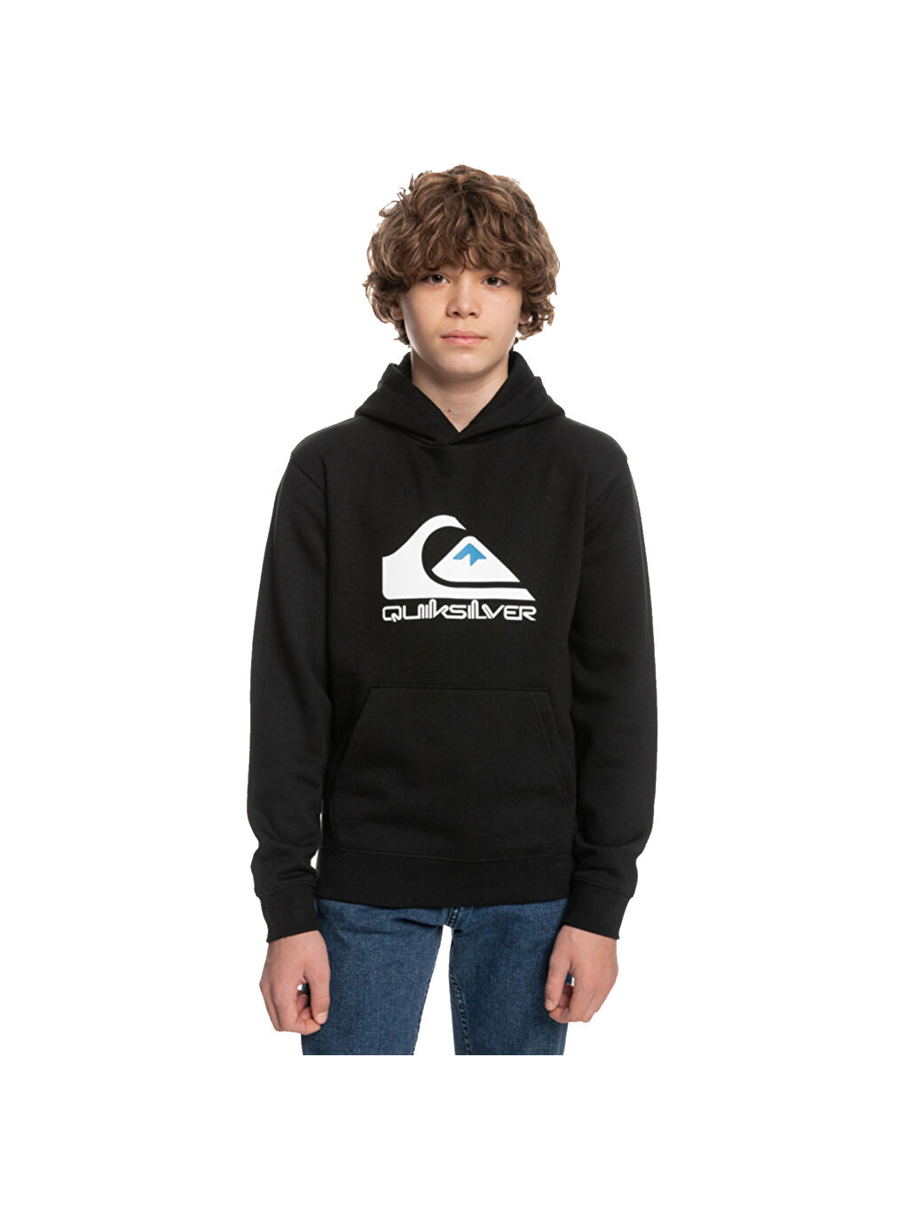 Big Logo Youth Erkek Çocuk Sweatshirt Siyah