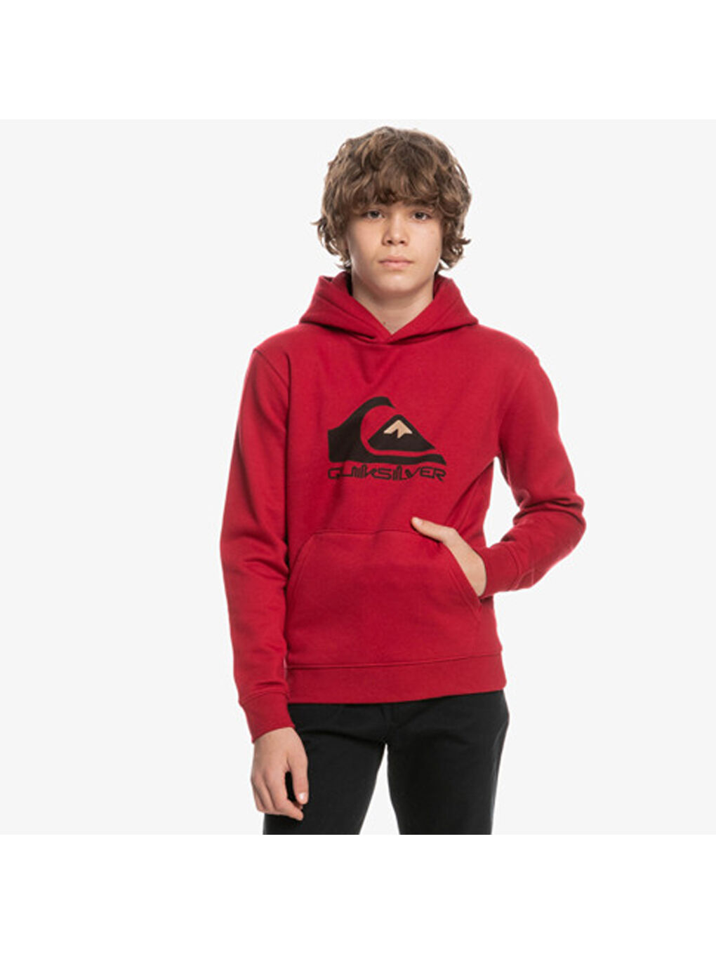 Big Logo Youth Erkek Çocuk Sweatshirt Kırmızı-4