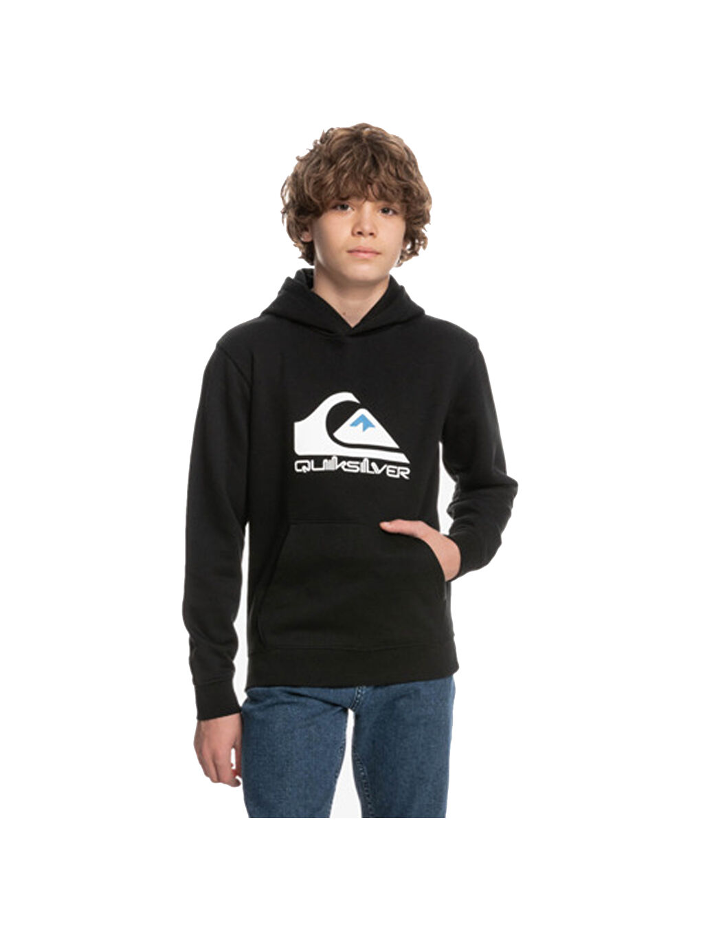Big Logo Youth Erkek Çocuk Sweatshirt Siyah-4