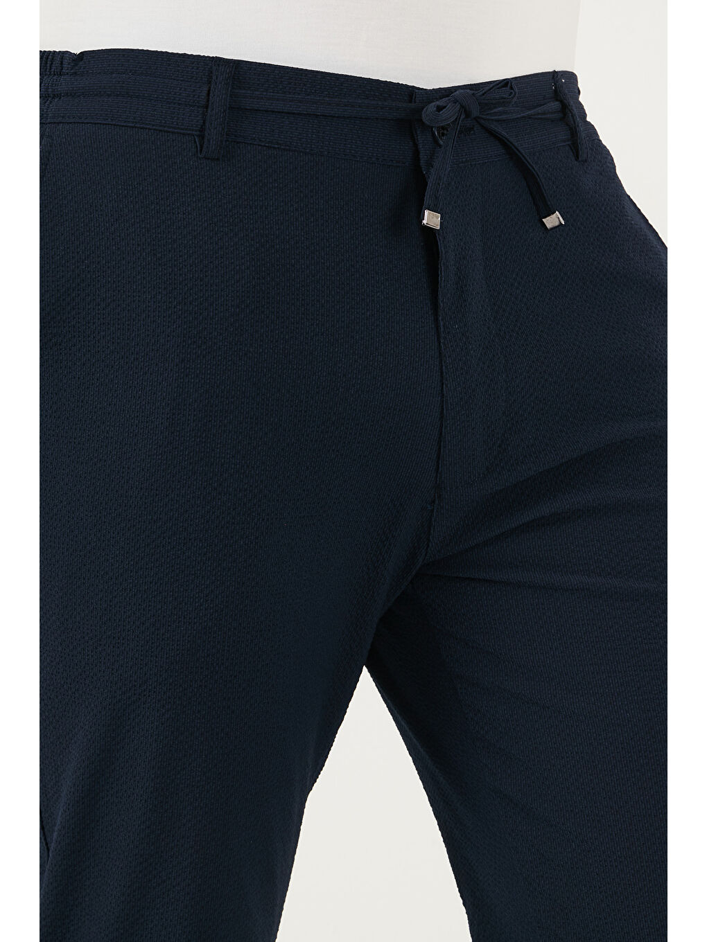 Lacivert Slim Fit Normal Bel Daralan Paça Pantolon 6841483-5