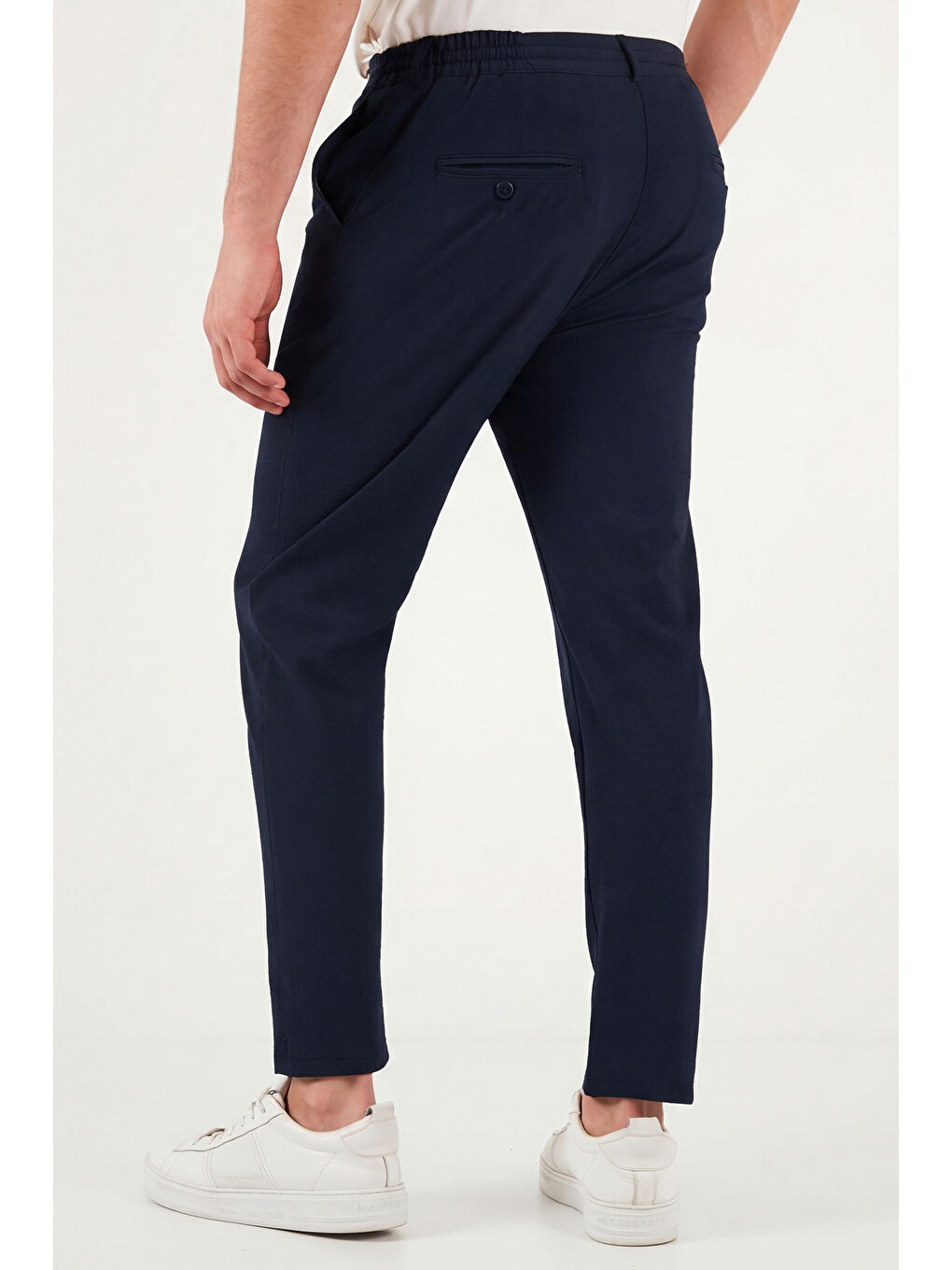 Lacivert Slim Fit Normal Bel Daralan Paça Pantolon 6841483-6