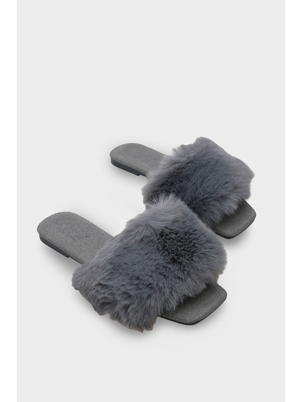 Gri Maritsa Kadın Terlik-1