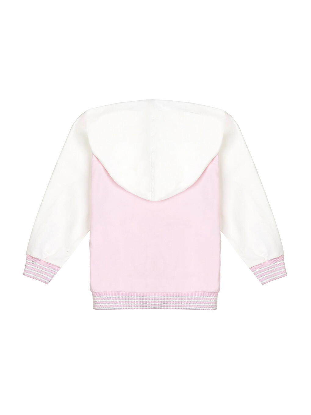 Kız Çocuk Kalp Baskılı Kapüşonlu Sweatshirt 2 Yaş-6 Yaş Pembe-2