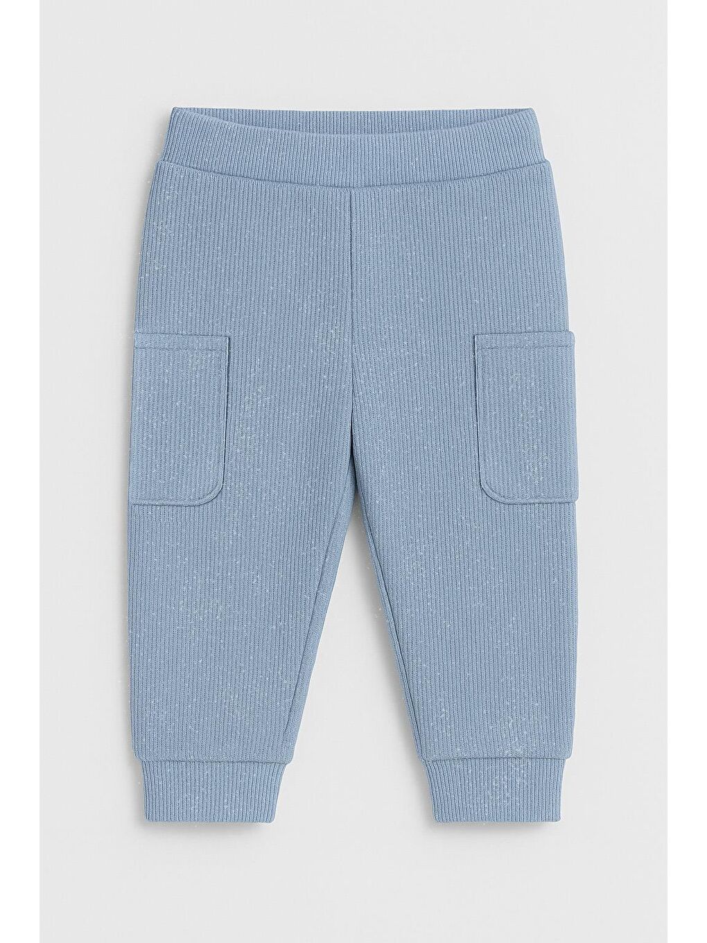 Erkek Çocuk Kargo Cepli Pamuklu Pantolon  - Mavi (3-4 Yaş -8-9 Yaş)-1