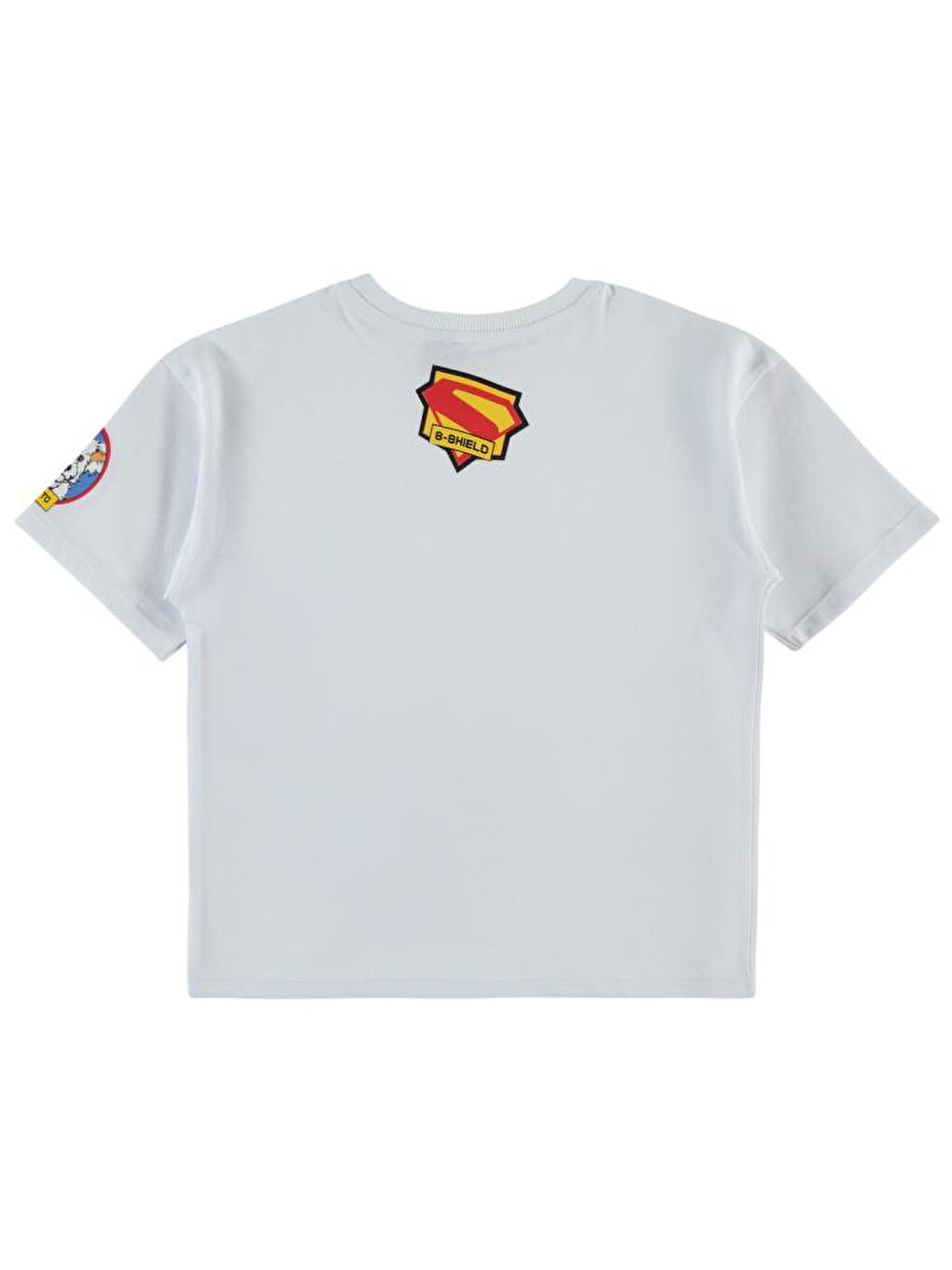Süperman Baskılı 6-9 Yaş Tişört - Beyaz8-9 Yaş-1
