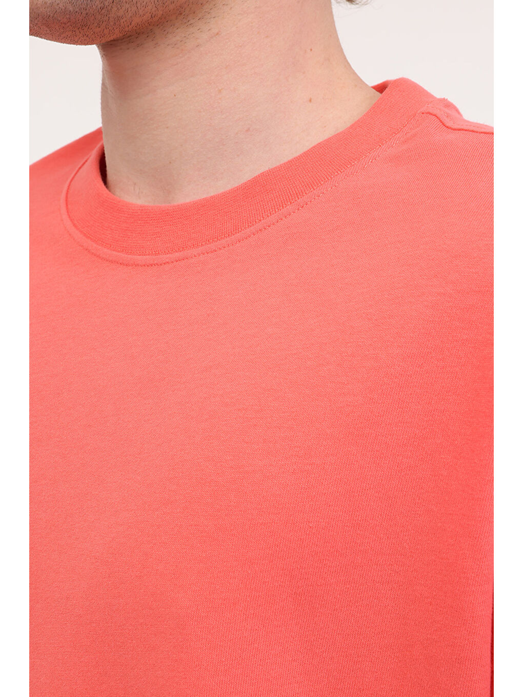 Pembe MB ROS 11HS113 5FX CORAL Erkek Kısa Kol T-Shirt-3