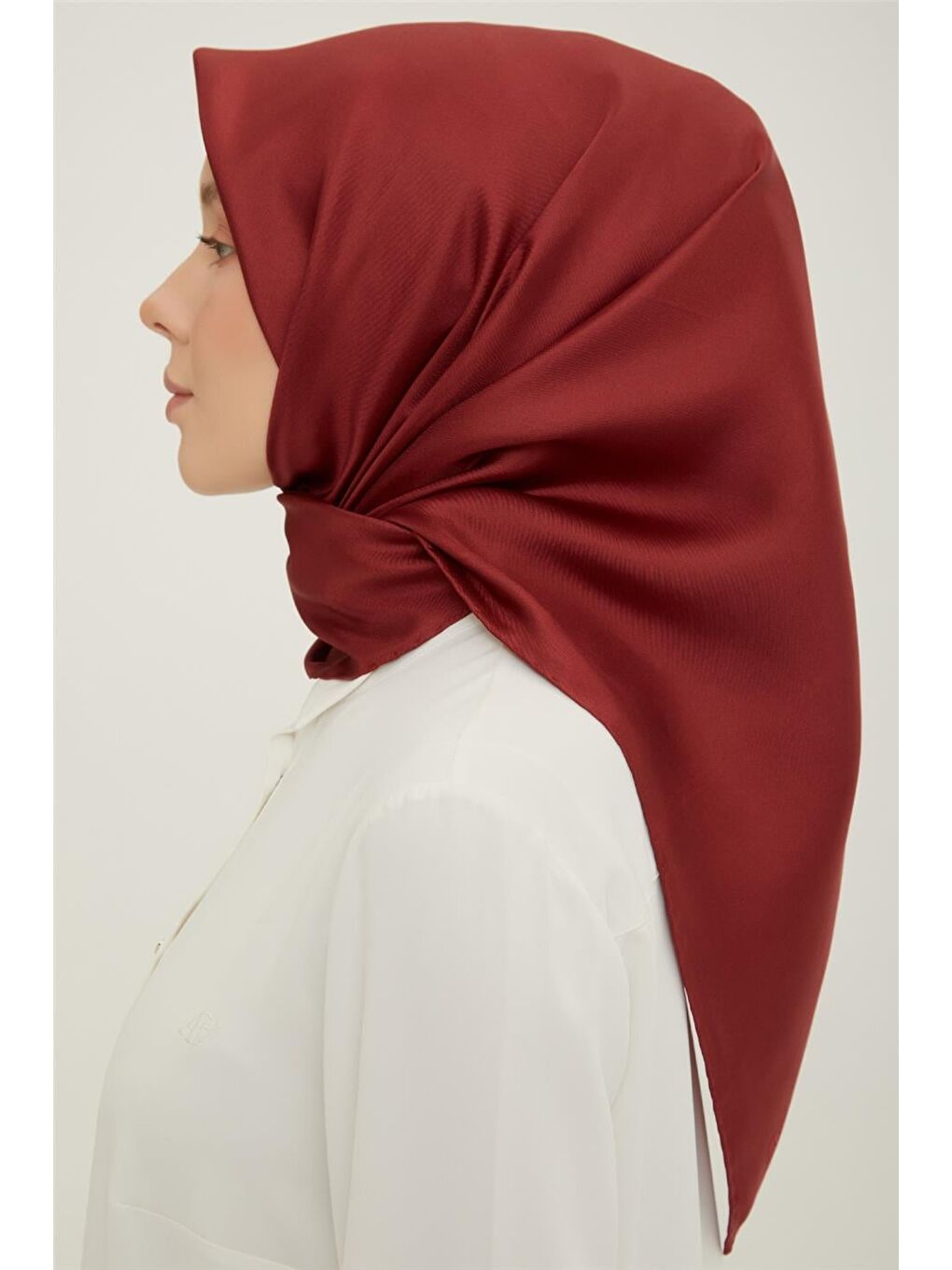 Bordo Twill Eşarp 22Ya0010 152 03-2