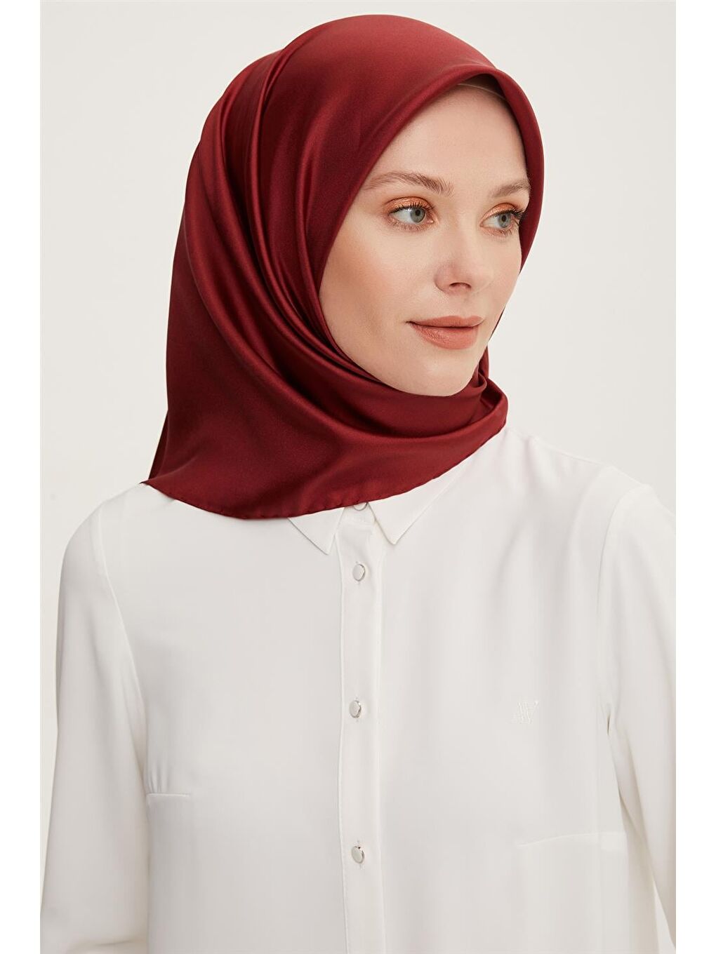 Bordo Twill Eşarp 22Ya0010 152 03-4