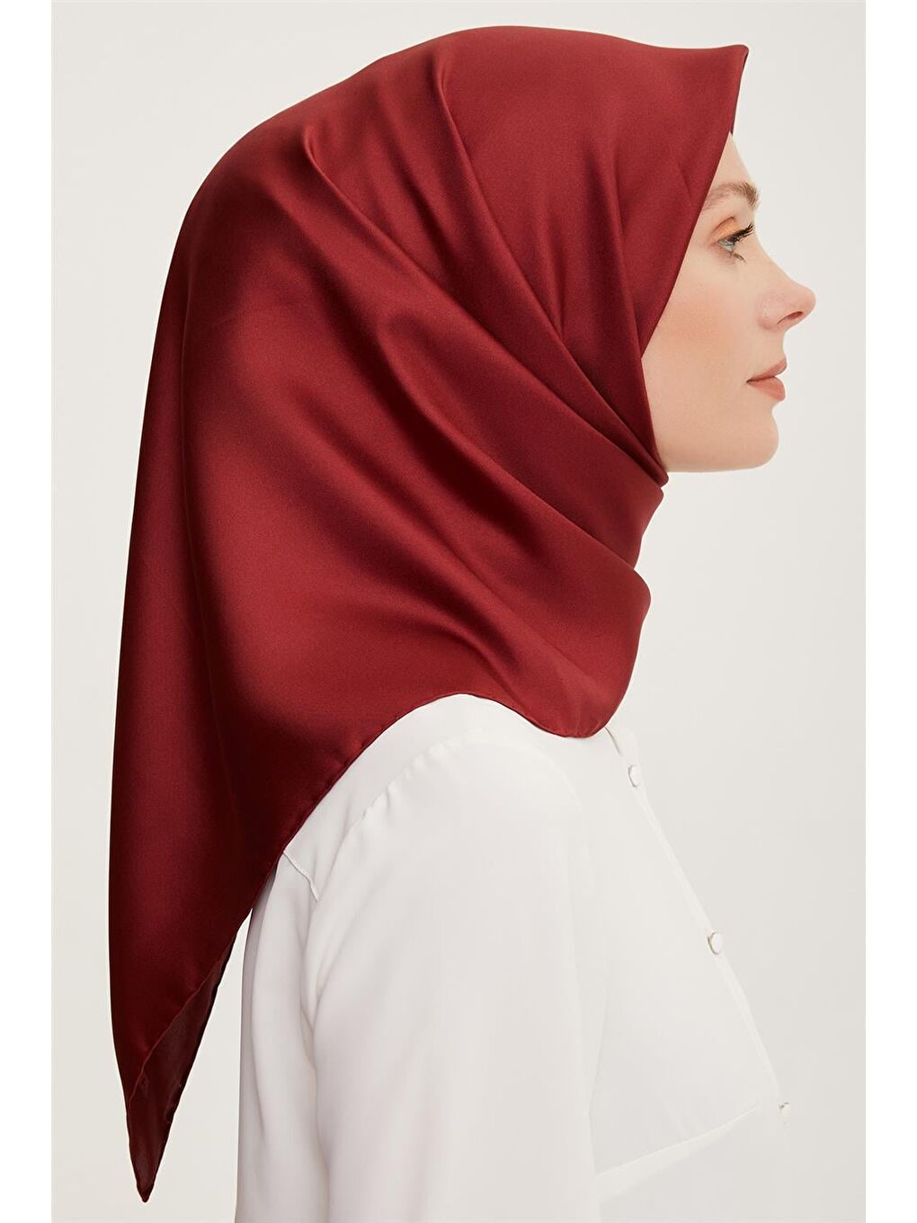 Bordo Twill Eşarp 22Ya0010 152 03-5