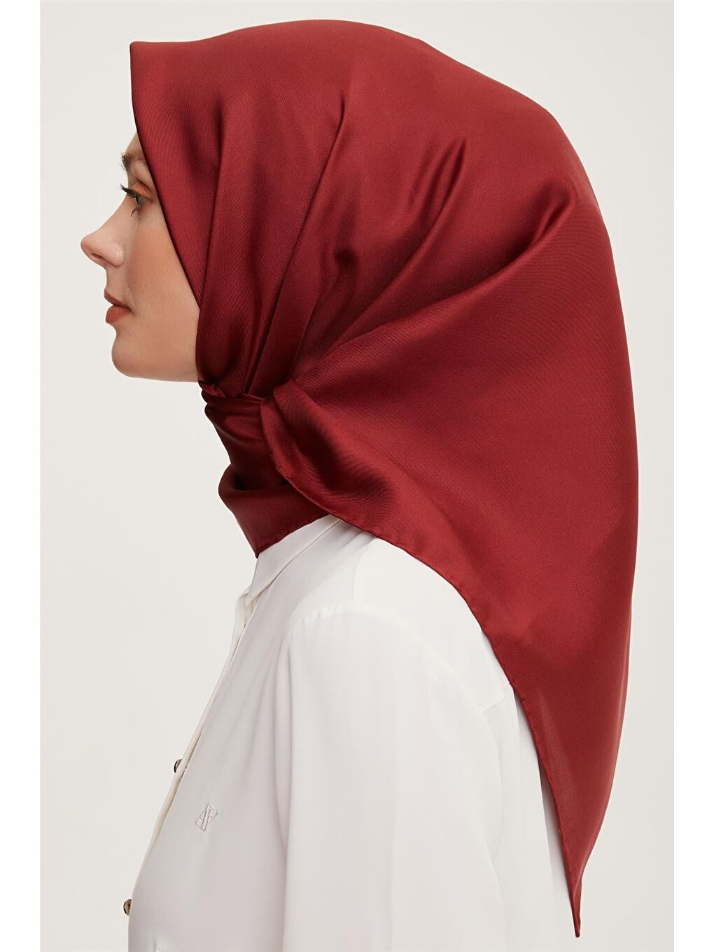 Bordo Twill Eşarp 22Ya0010 152 03-6