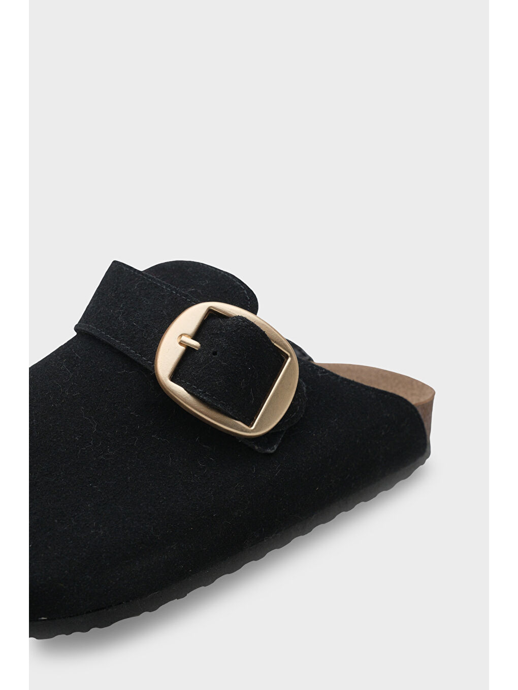 Siyah Maurita Tokalı Günlük Kadın Kapalı Terlik-2