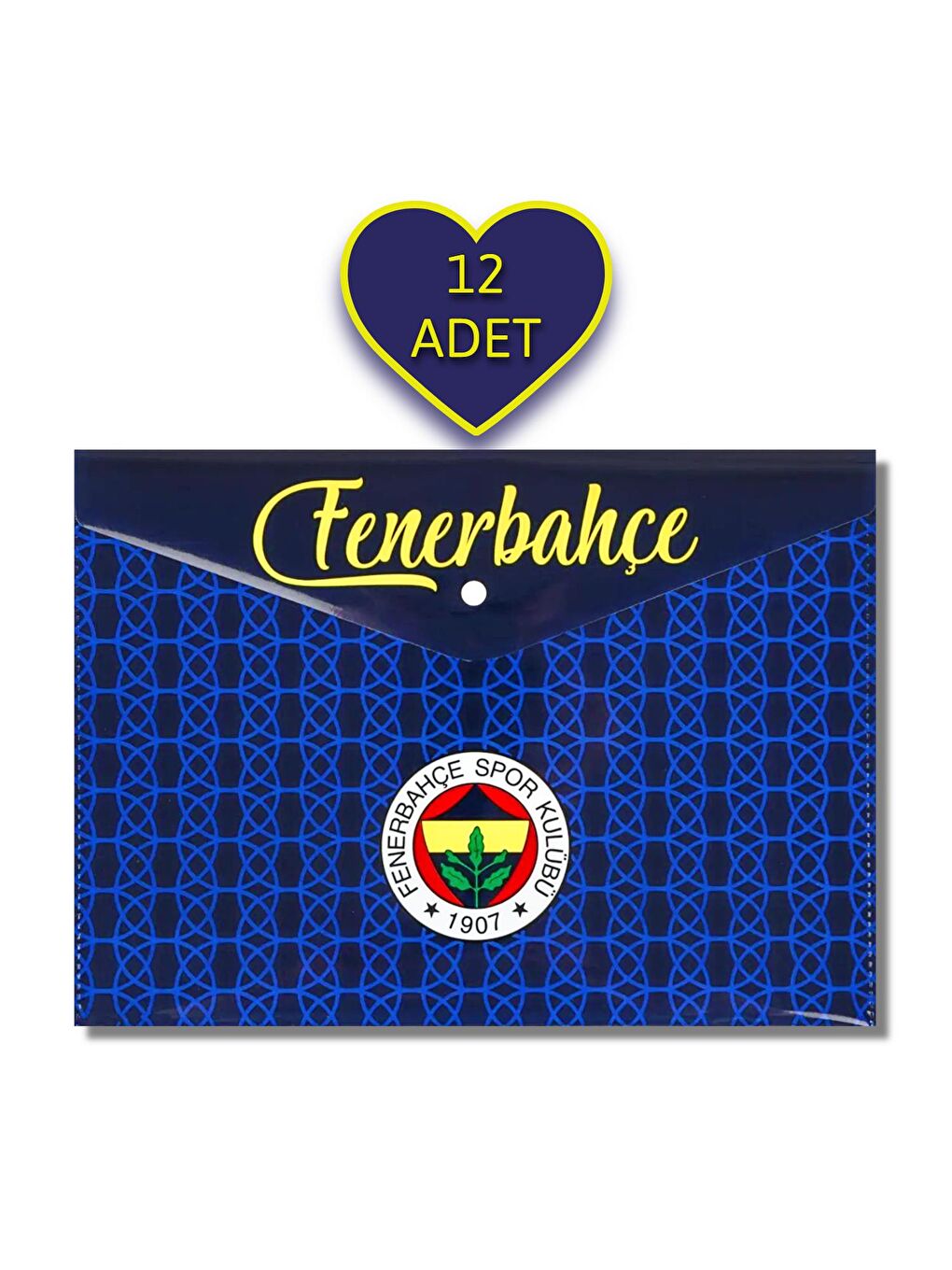 Fenerbahçe Sarı A4 Çıtçıtlı Dosya DOS-1907 (464499) 12 Adet