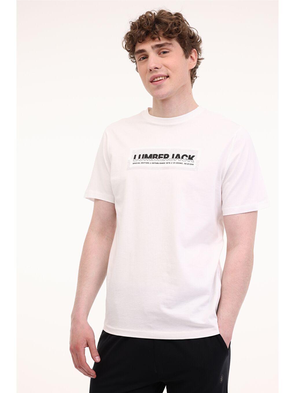 ML ASAHI 11TRV26 5FX Beyaz Erkek Kısa Kol Tişört