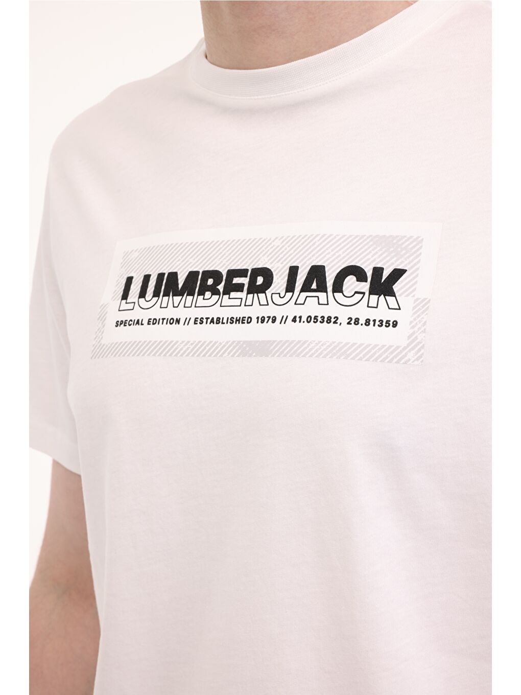 ML ASAHI 11TRV26 5FX Beyaz Erkek Kısa Kol Tişört-3