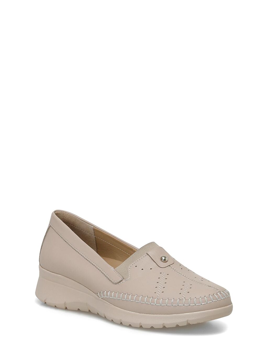 Bej 105052.Z4FX Vizon Kadın Dolgu Ayakkabı-1