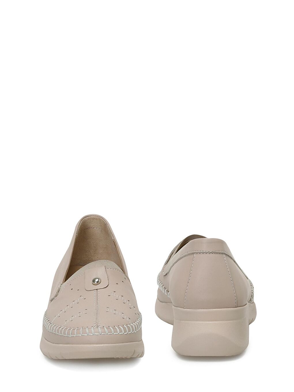 Bej 105052.Z4FX Vizon Kadın Dolgu Ayakkabı-4