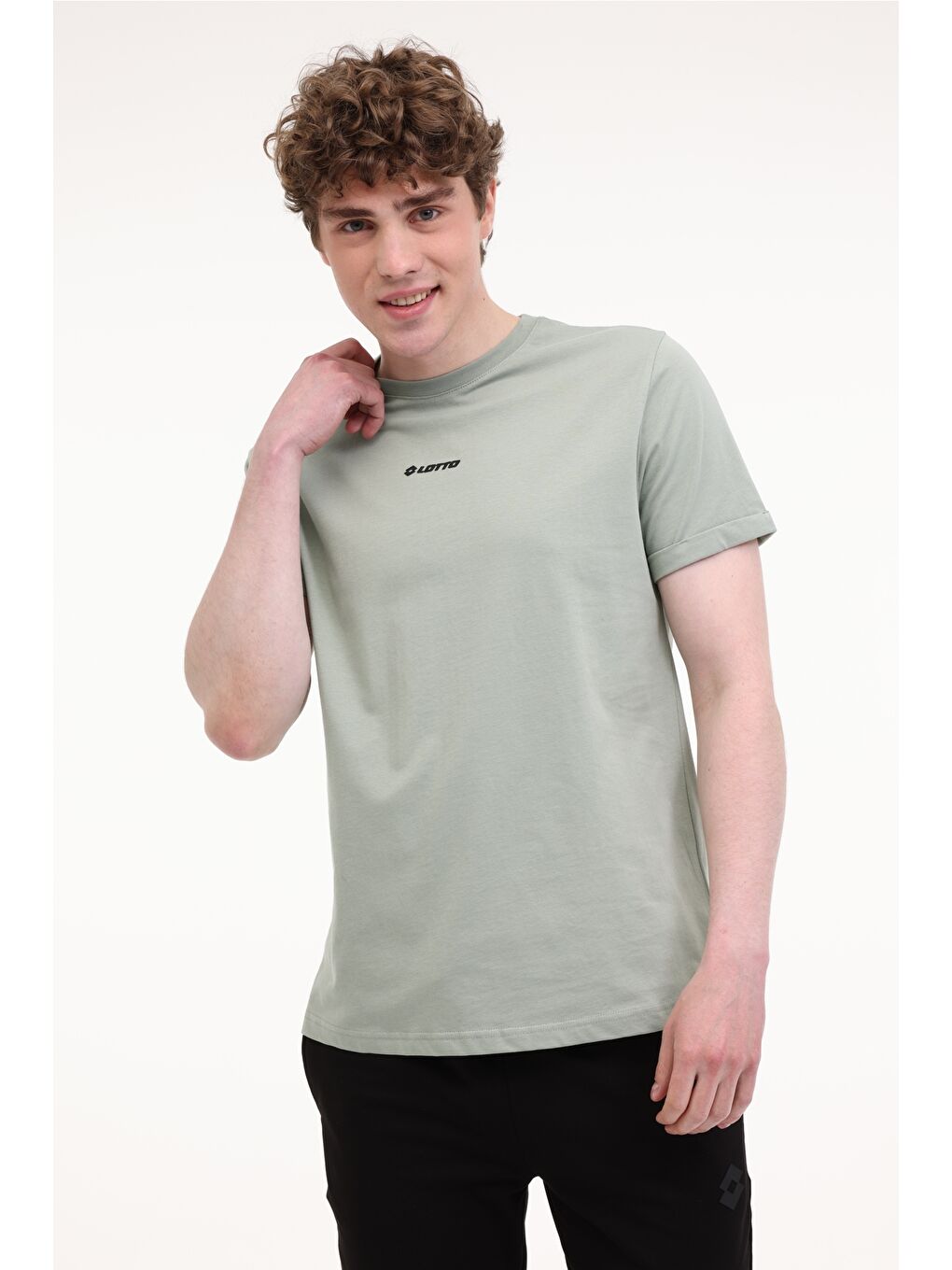 Yeşil M-LUCAN TEE 5FX Mint Erkek Kısa Kol Tişört