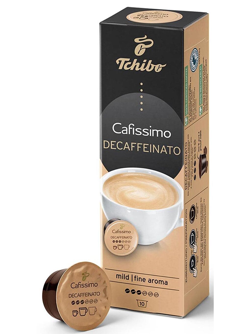 Tchibo Renksiz Caffe Crema Decaffeinato Kapsül Kahve 10 Adet