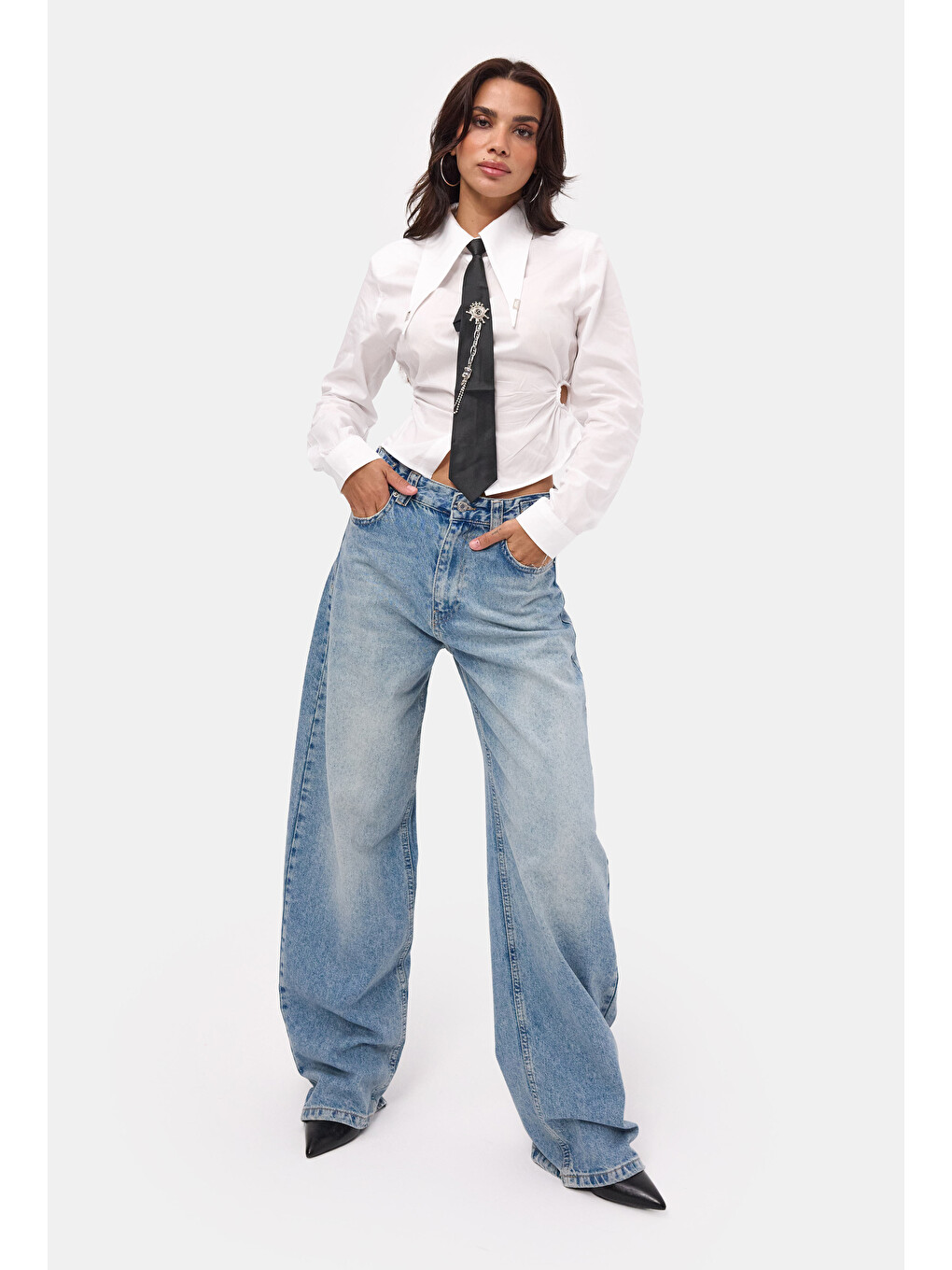 Mavi Kadın Açık Jean 4s6-32 Süper Baggy Fit Denim Jean-2