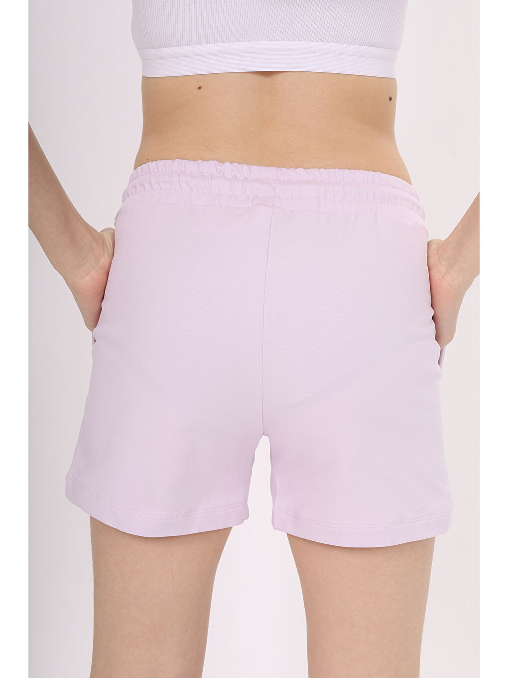 Lila Kız Çocuk Şort-2