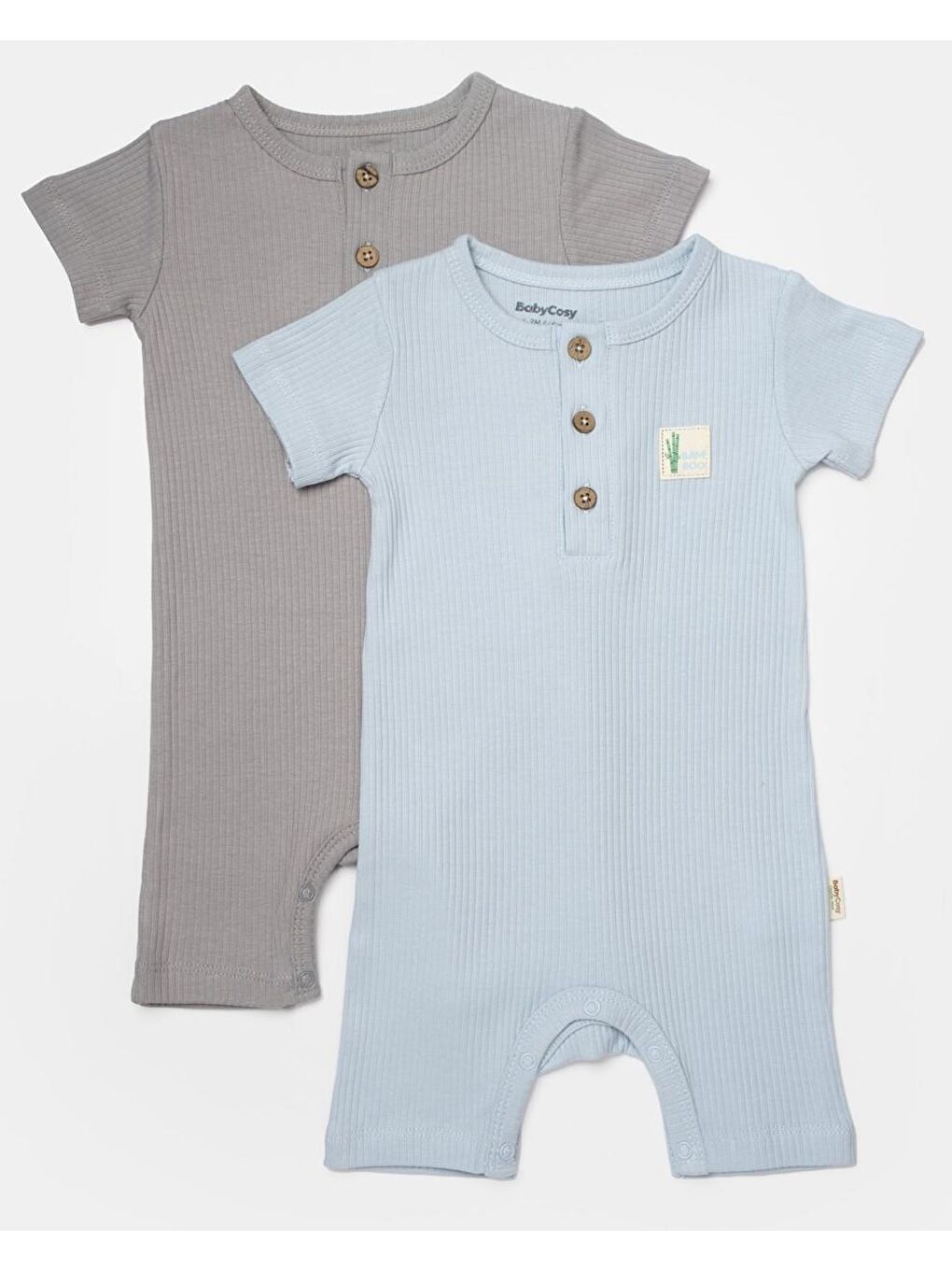 Mavi 2'li Kısa Kollu Tulum CSYB9038