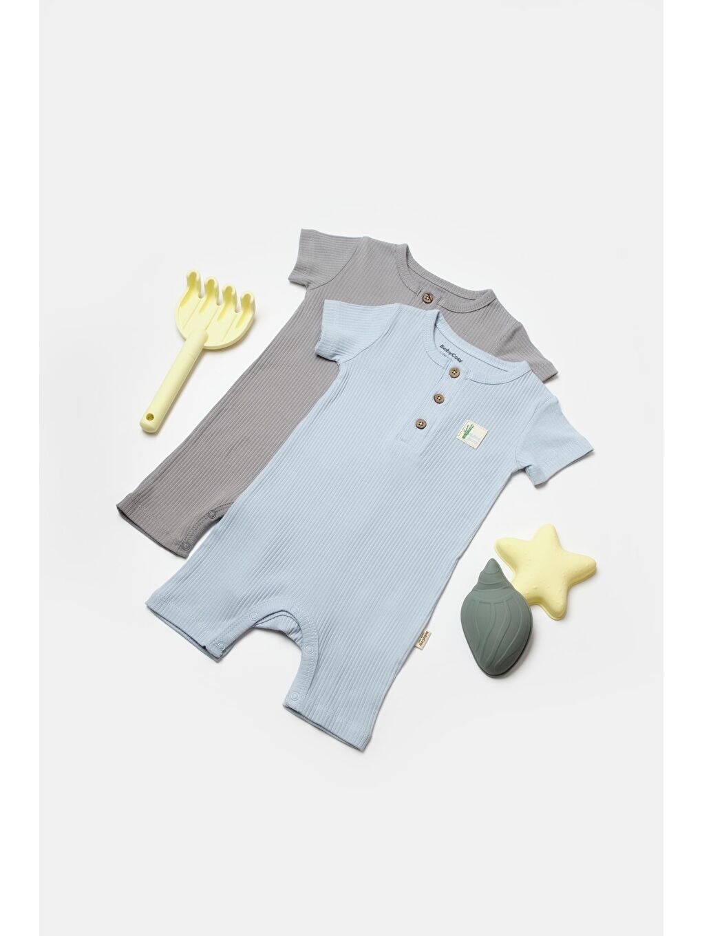 Mavi 2'li Kısa Kollu Tulum CSYB9038-1