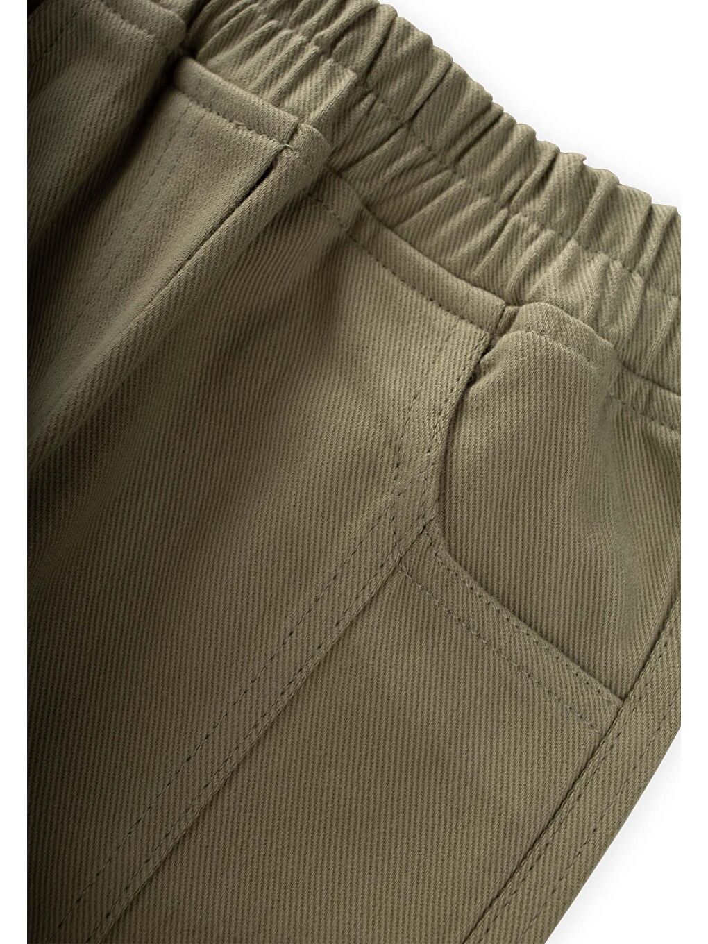 CİGİT Yeşil Gabardin Pantolon 2-7 Yaş Olive - 2