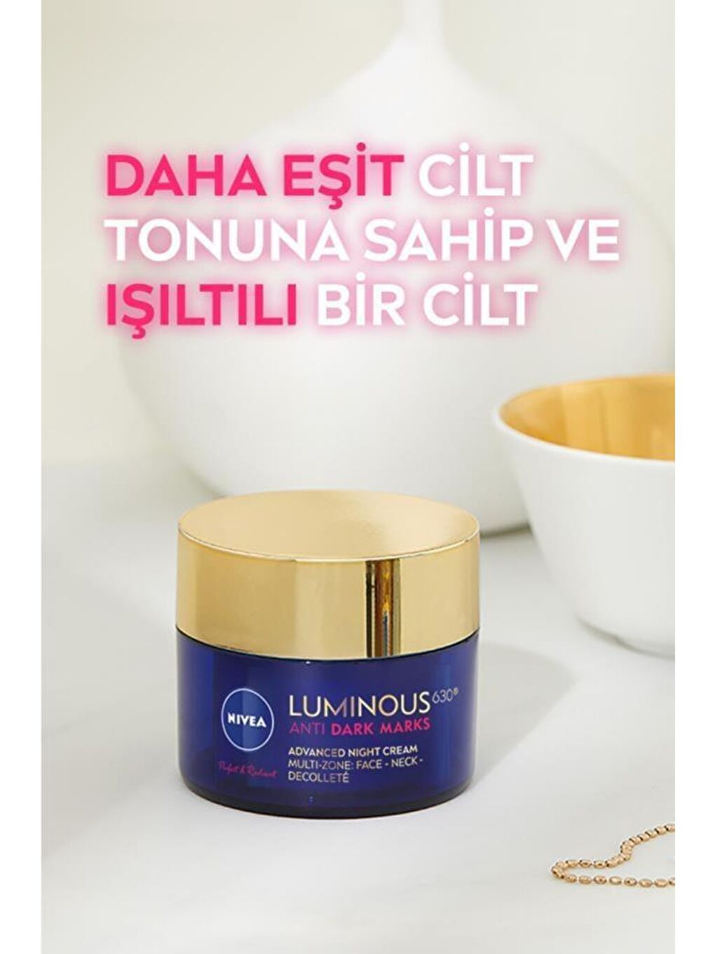 NIVEA Şeffaf Luminous630 Leke Karşıtı Serum 30 ml Ve Luminous630 Leke Karşıtı Gece Yüz Kremi 50 ml - 3