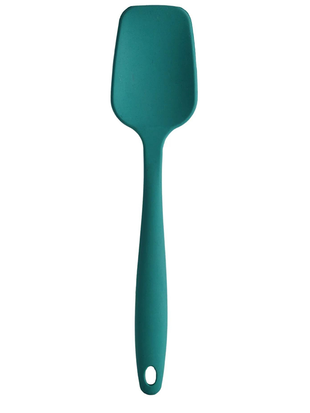 Kitchen Design Lab Yeşil Büyük Boy Yanmaz Silikon Spatula Ve Kaşık Seti 3 Model - Spatula Kaşık Yeşil 3'lü Set - 2