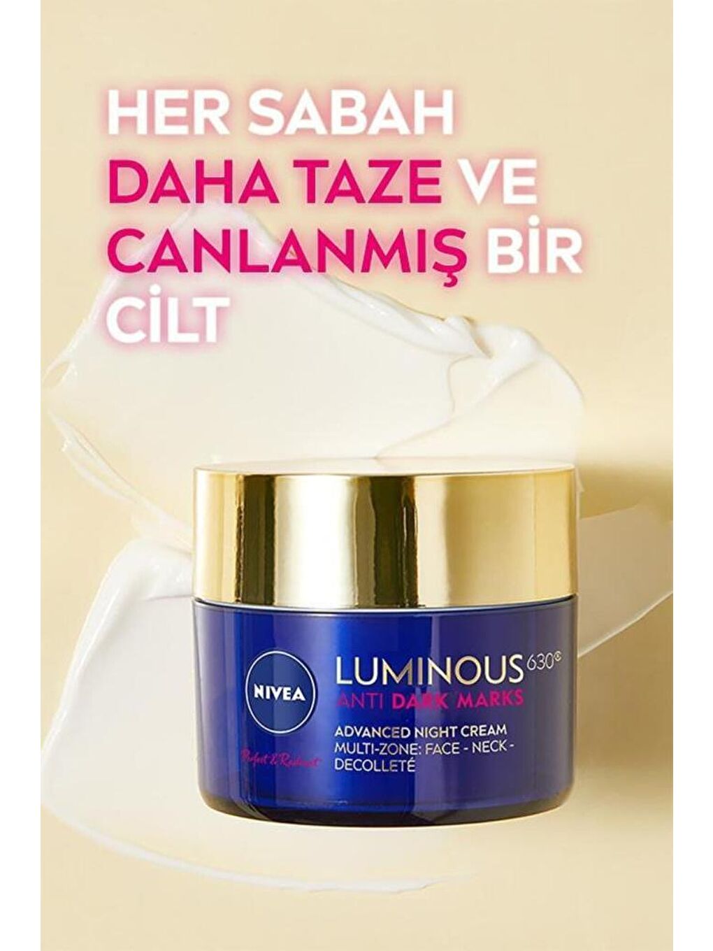 NIVEA Şeffaf Luminous630 Leke Karşıtı Spf50 Gündüz Yüz Kremi 40 ml Ve Aydınlatıcı Gece Kremi, Eşit Cilt Tonu - 6