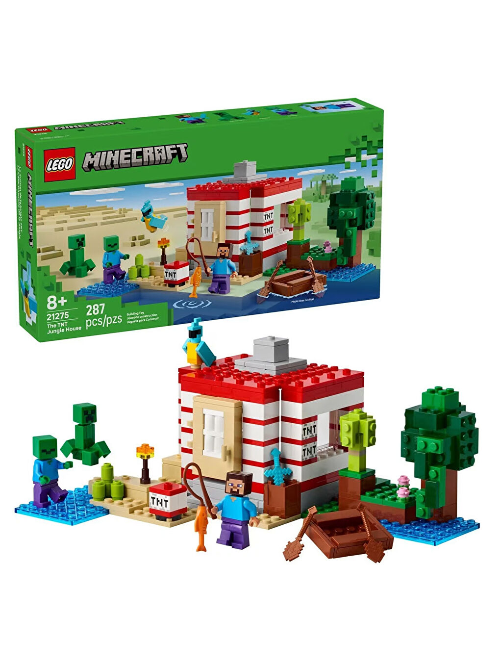 Minecraft Ormanda TNT Evi 21275