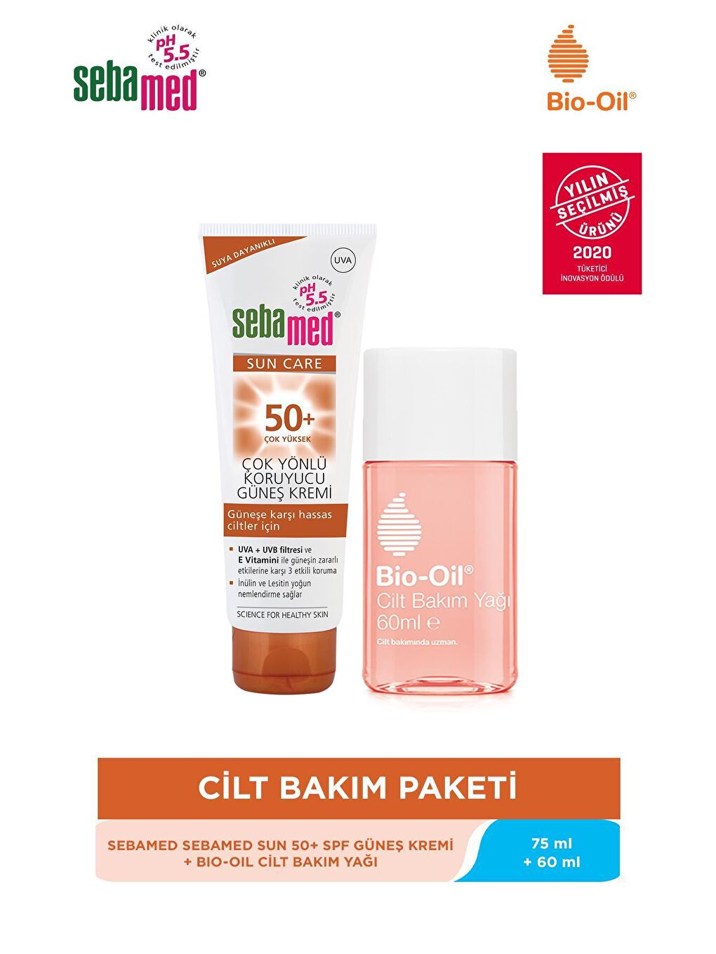 BIO OIL Renksiz Cilt Bakım Paketi