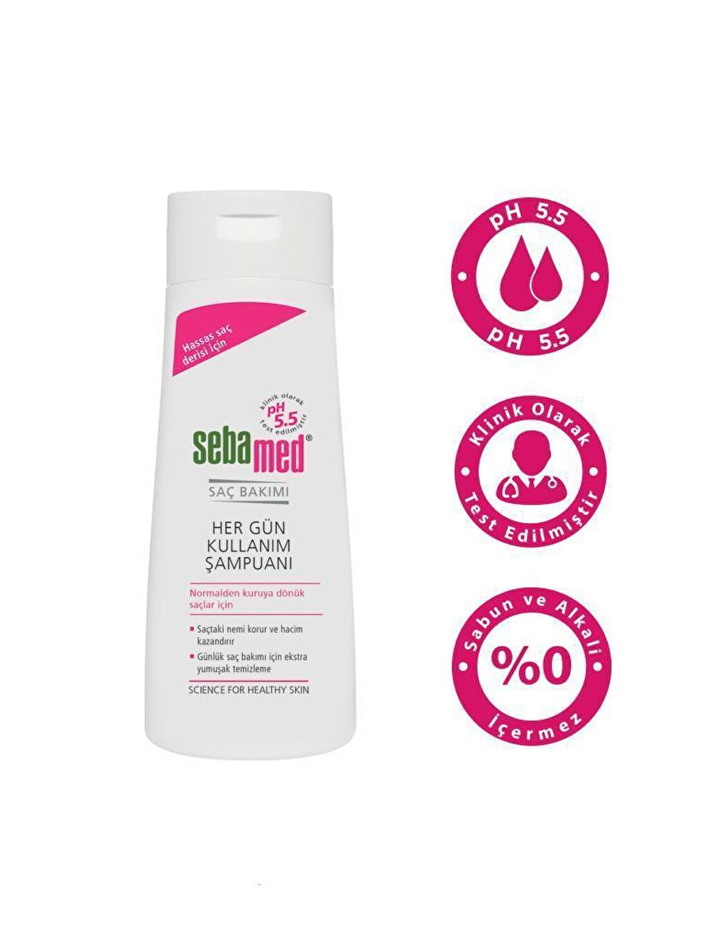 SEBAMED Renksiz Şampuan Her Gün 400 Ml - 1