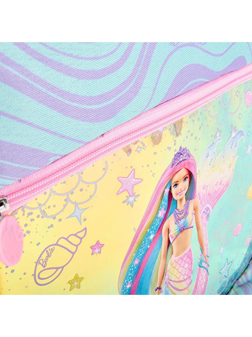 Barbie Okul Çantası - Pembe / Gri - 40x15x30 cm-3