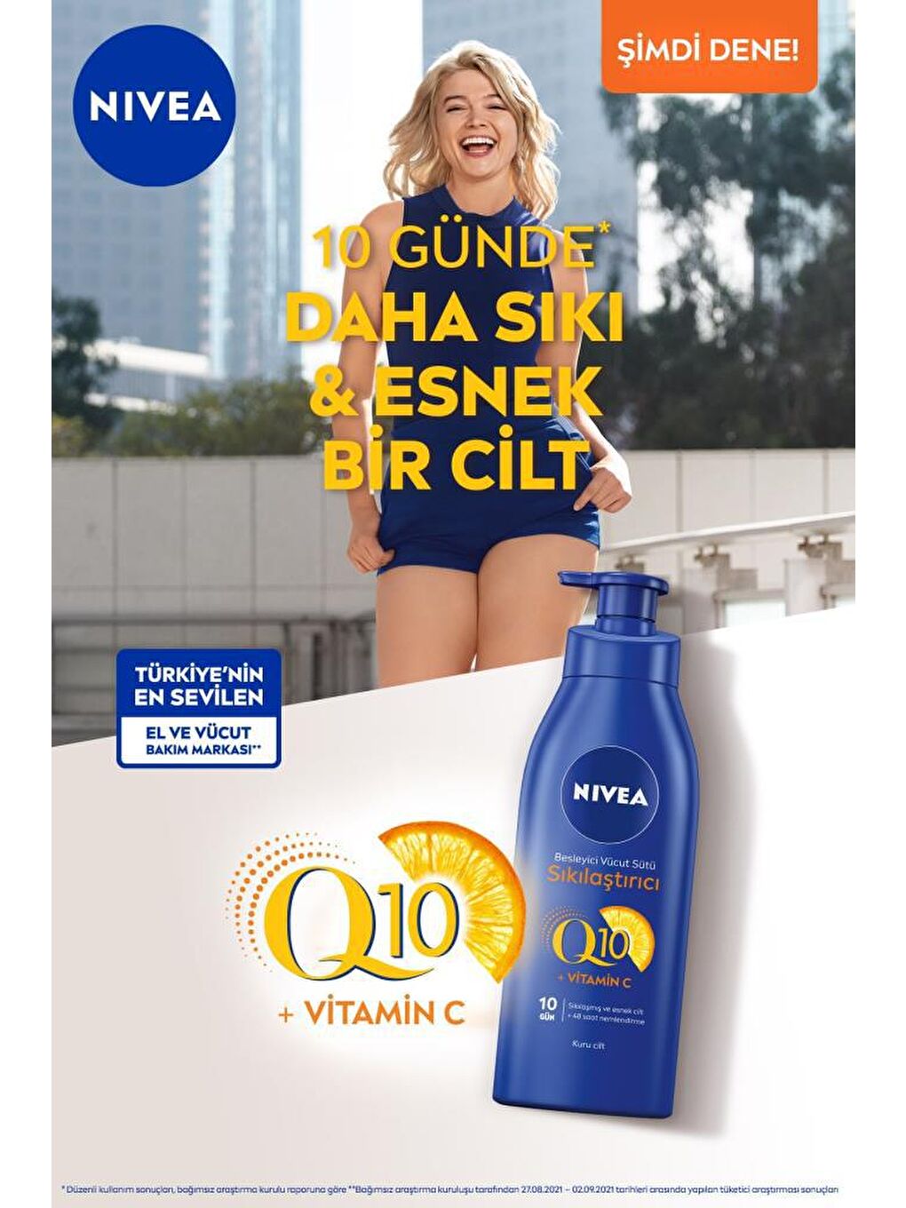 NIVEA Şeffaf Q10 Ve C Vitamini Sıkılaştırıcı Vücut Sütü 400 ml - 1